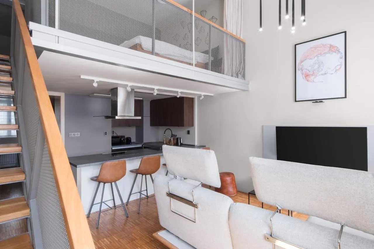 Prague Days - Loft Apt - Parking - 4 Min Wenceslas Sq 0*,